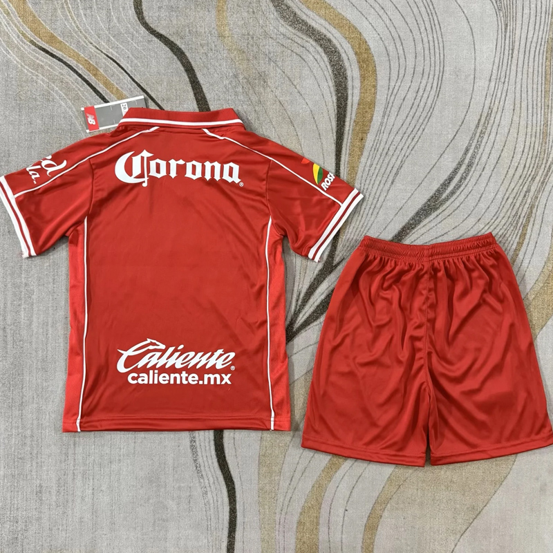 26-27 Toluca Home Kids Soccer Jersey