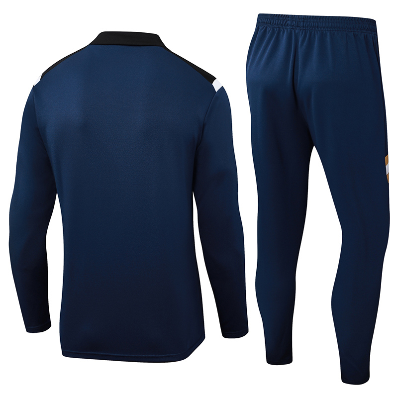 2024 JOM Royal blue Half Pull Tracksuit #2492(半拉链)