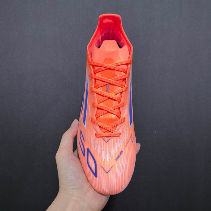 F50+ FG Soccer Shoes-Orange/Blue
