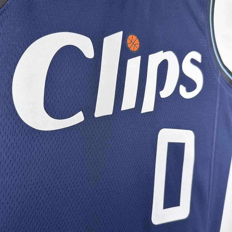 23-24 CLIPPERS WESTBROOK #0 Dark blue City Edit...