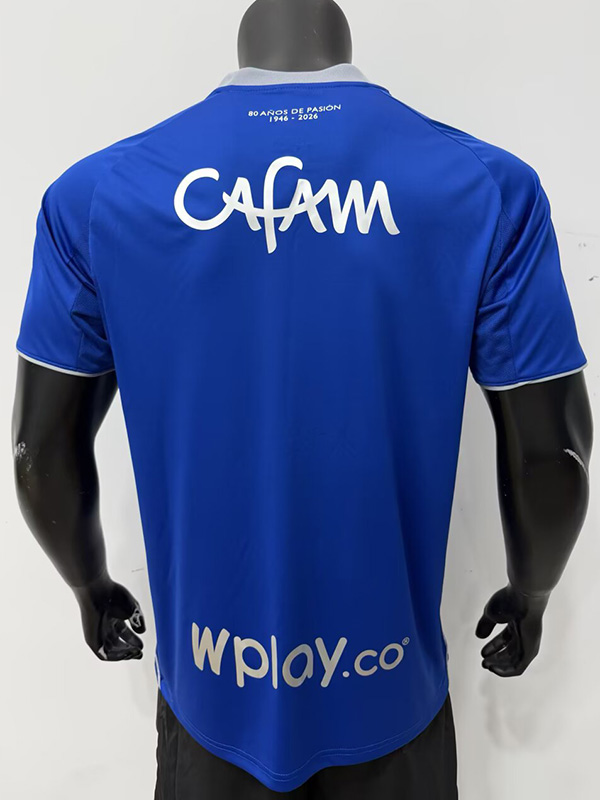 26-27 Millonarios Home Player Version Soccer Jersey
