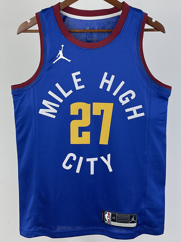 20-21 Nuggets MURRAY #27 Blue Top Quality Hot P...