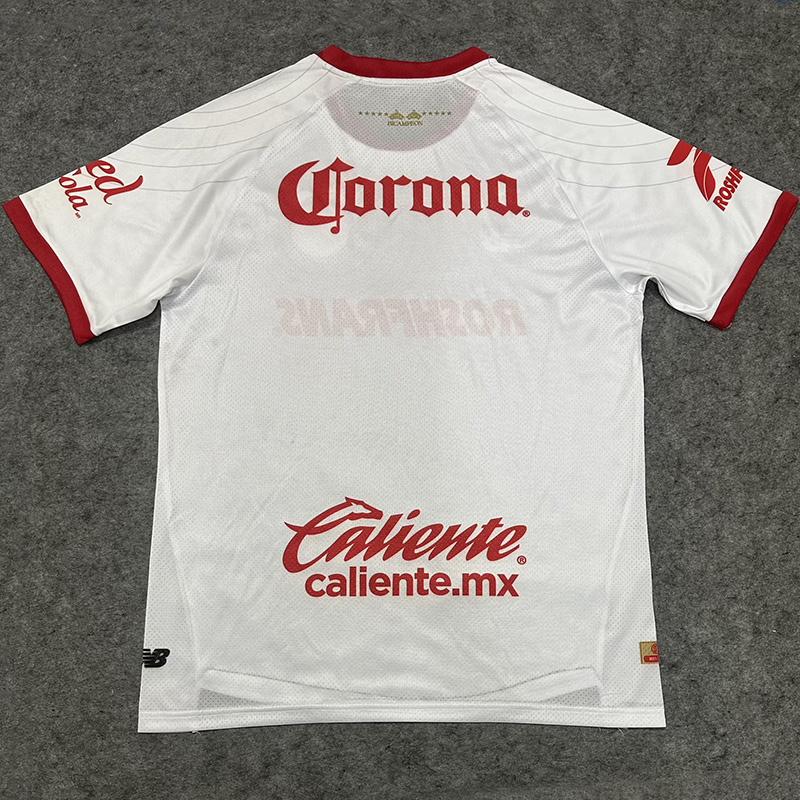 25-26 Toluca Double-Champion White Fans Soccer Jersey (双皇冠)