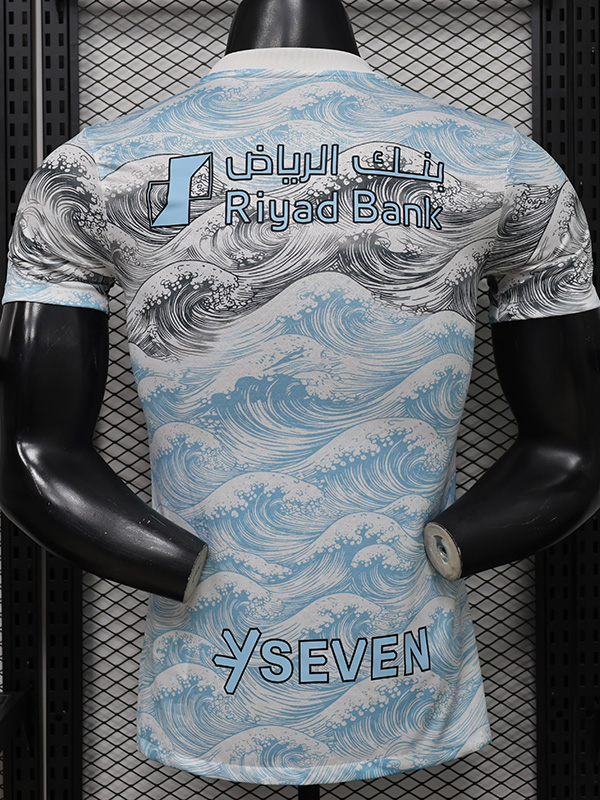 2026 Al-Hilal Grey Blue Special Edition Player Version Soccer Jersey