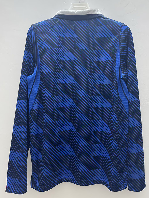 26-27 France Home Long Sleeve Soccer Jersey (长袖)