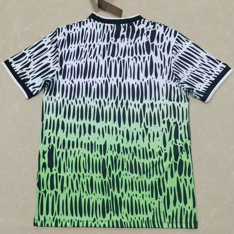 26-27 Nigeria Grey Green Training Shirts