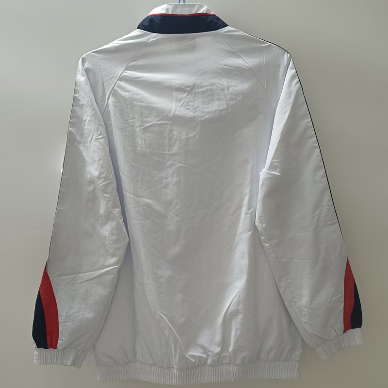 1998-1999 England White Retro Windbreaker