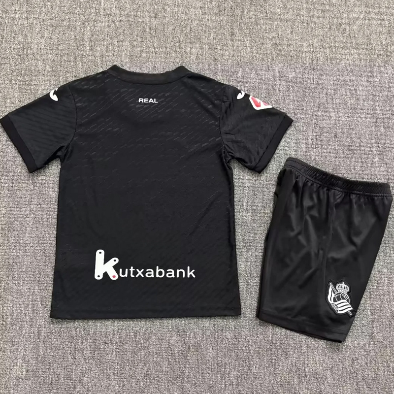 26-27 Real Sociedad Away Kids Soccer Jersey