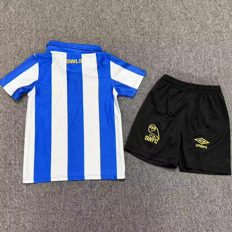 26-27 Sheffield Wednesday Home Kids Soccer Jersey