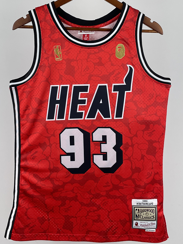 2023 HEAT & BAPE #93 Red Top Quality Hot Pressi...