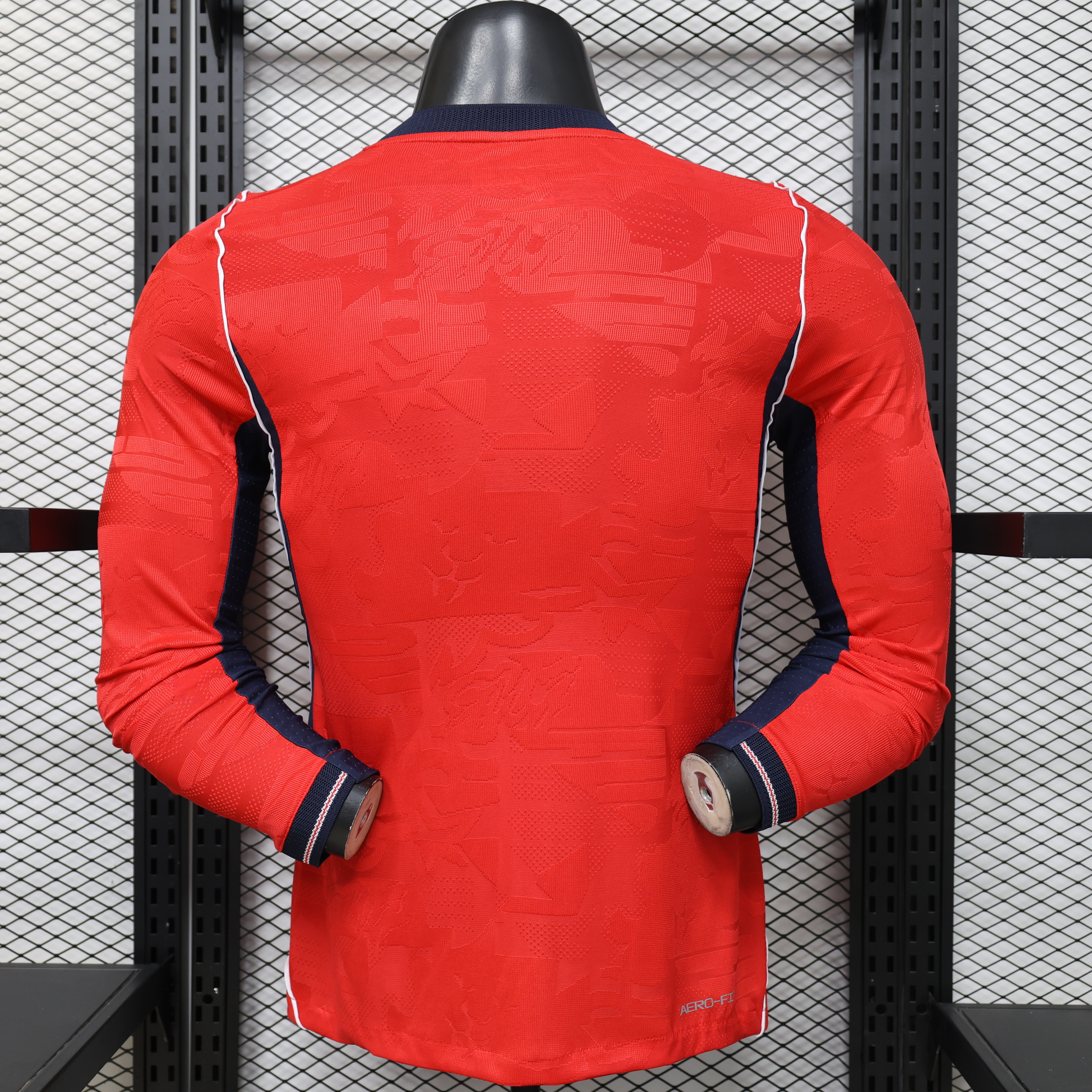 26-27 England Away Long Sleeve Player Version Soccer Jersey (长袖球员)