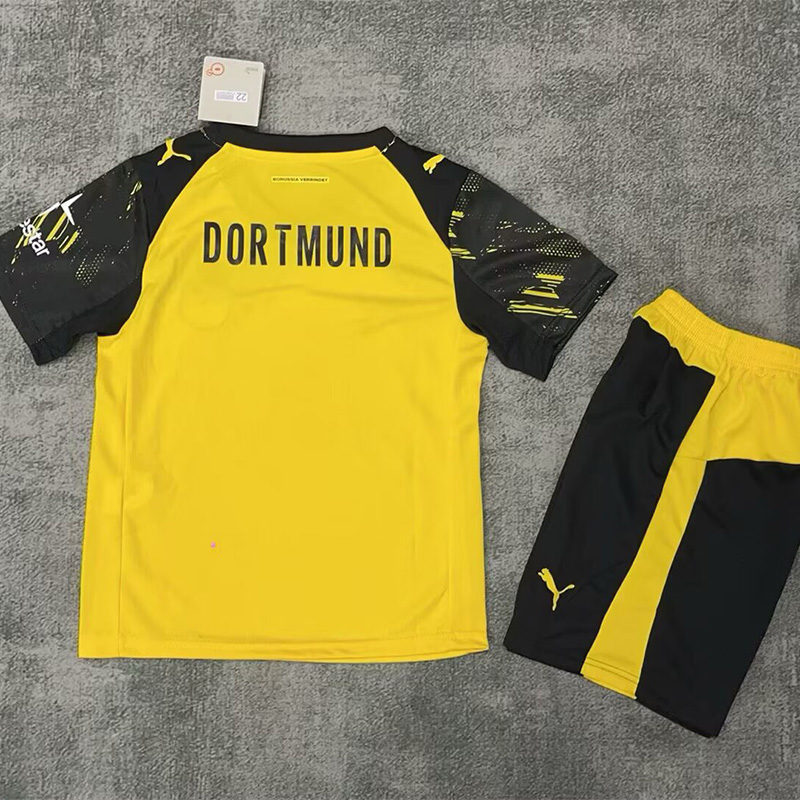 25-26 Dortmund Home Kids Soccer Jersey