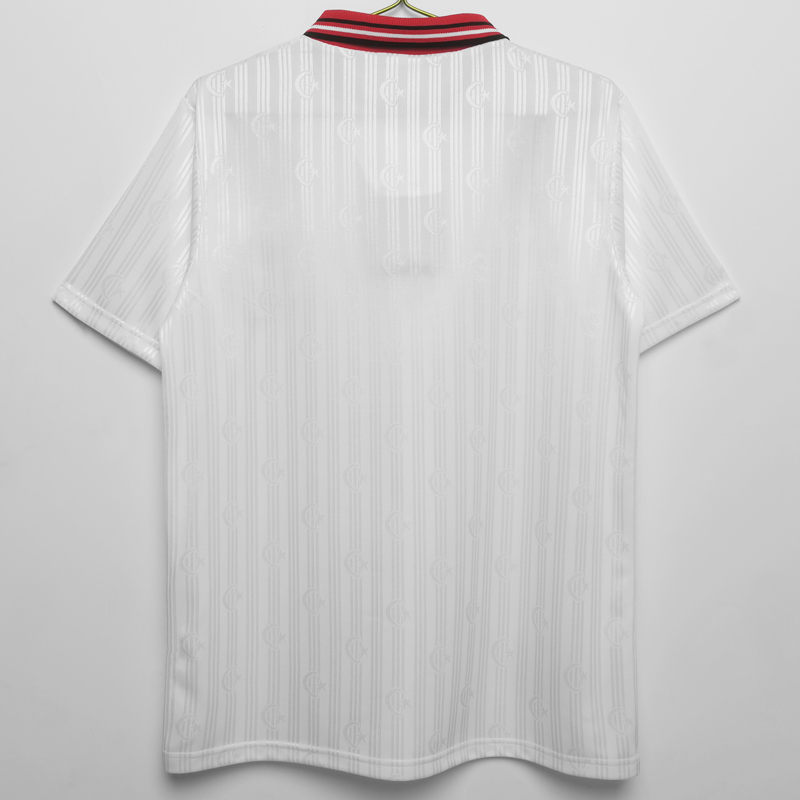 1996 Turkey White Retro Soccer Jersey