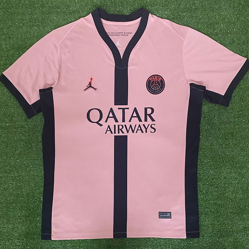 24-25 PSG Third Print PSG X Black-Pink Fans Soccer Jersey
