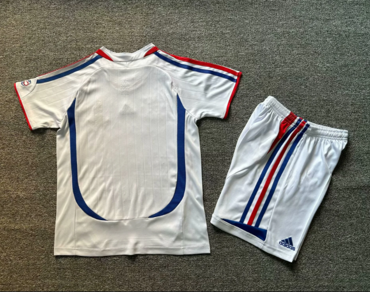 2006 France away Kids Retro Soccer Jersey