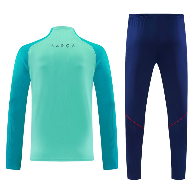 26-27 BAR Lake blue Half Pull Tracksuit (半拉链)
