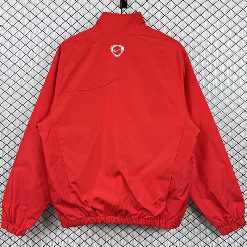 2010-2011 Man Utd Red Retro Windbreaker