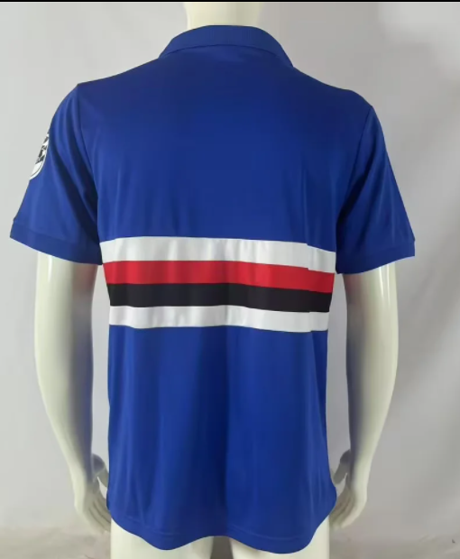 1984-1988 Sampdoria Home Retro Soccer Jersey