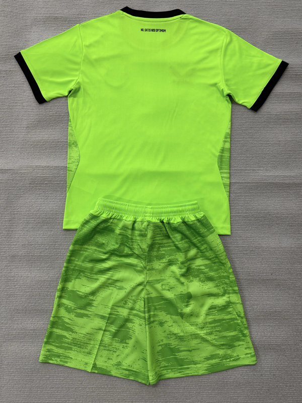 26-27 EVE Green Goalkeeper Kids Soccer Jersey