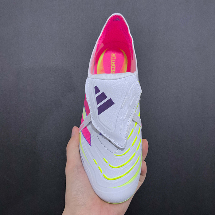 PREDATOR ACCURACY FG BOOTS Soccer Shoes-Gray/Pink