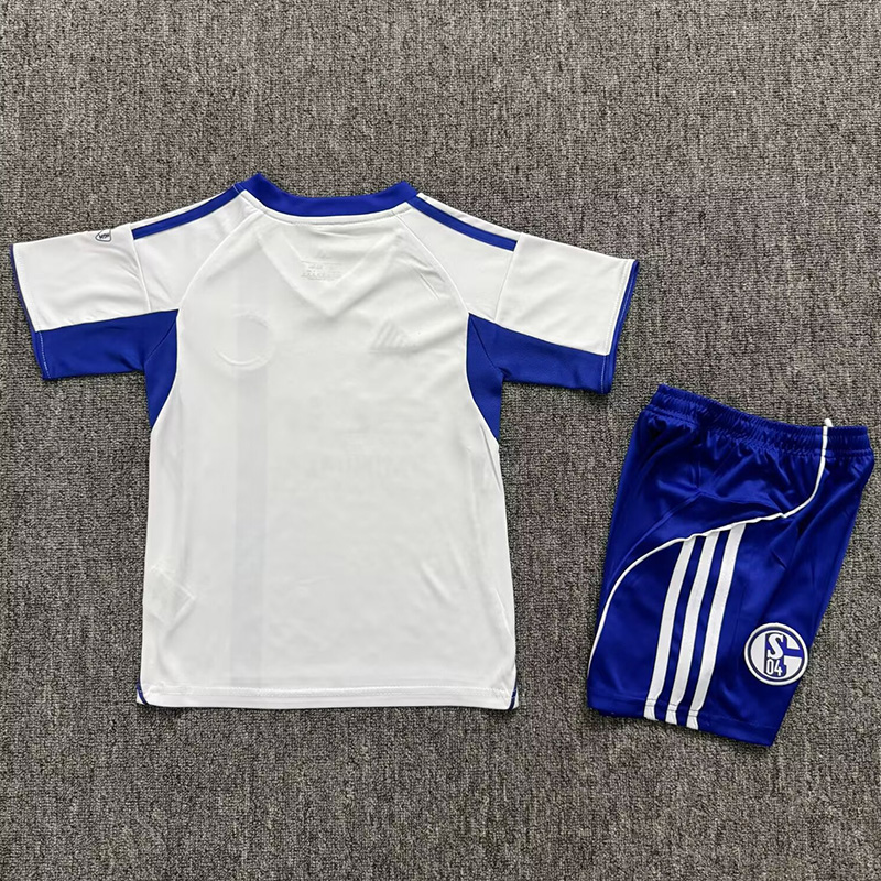 25-26 Schalke 04 Away Kids Soccer Jersey