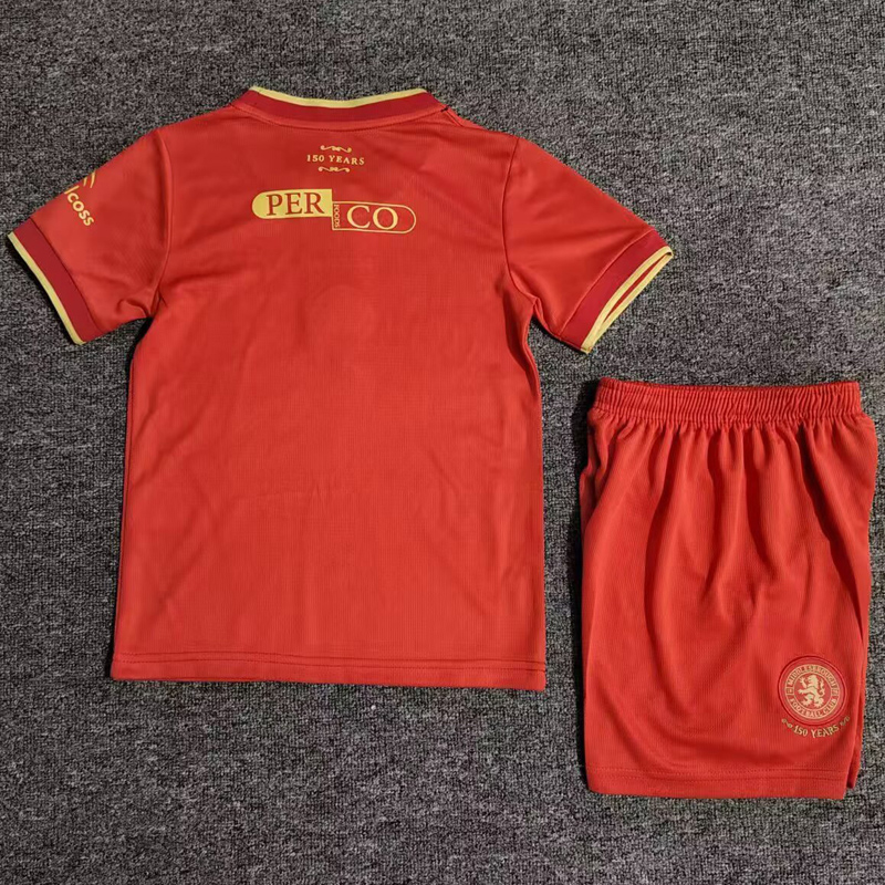 26-27 Middlesbrough Home Kids Soccer Jersey