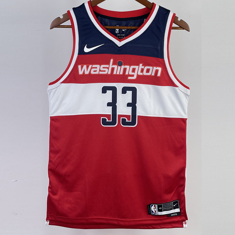 22-23 Wizards KUZMA #33 Red Top Quality Hot Pre...