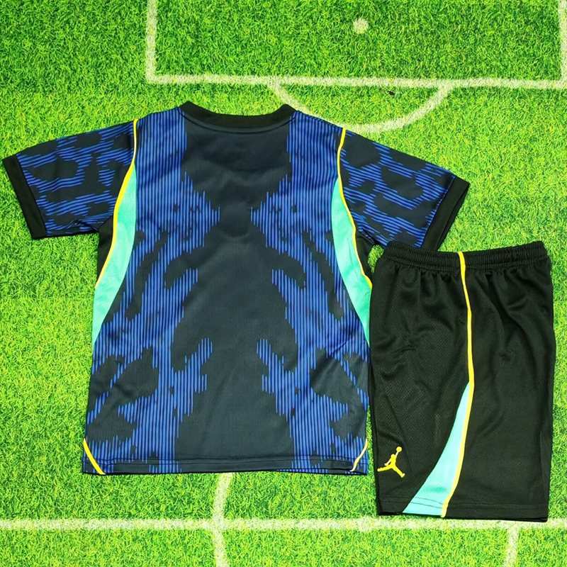 26-27 Brazil Away Kids Soccer Jersey