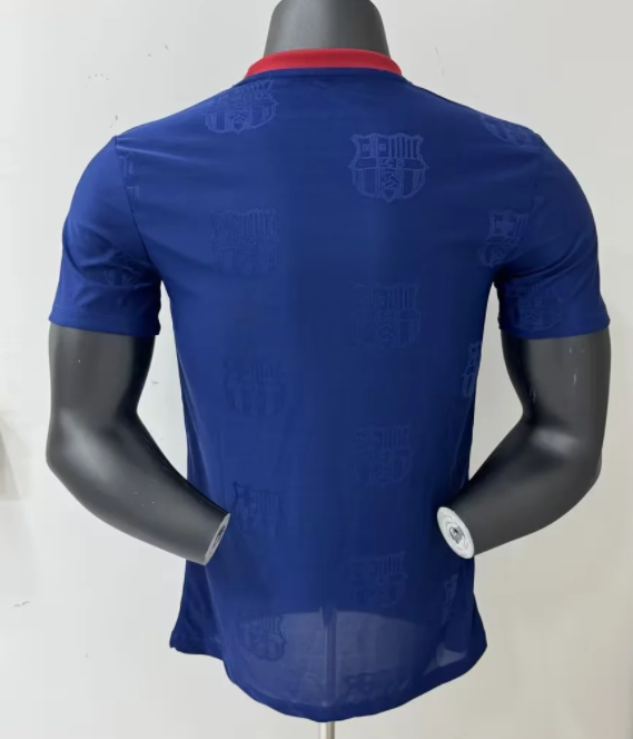 25-26 BAR Royal Blue Special Edition Player Version Training Shirts (标队印花)