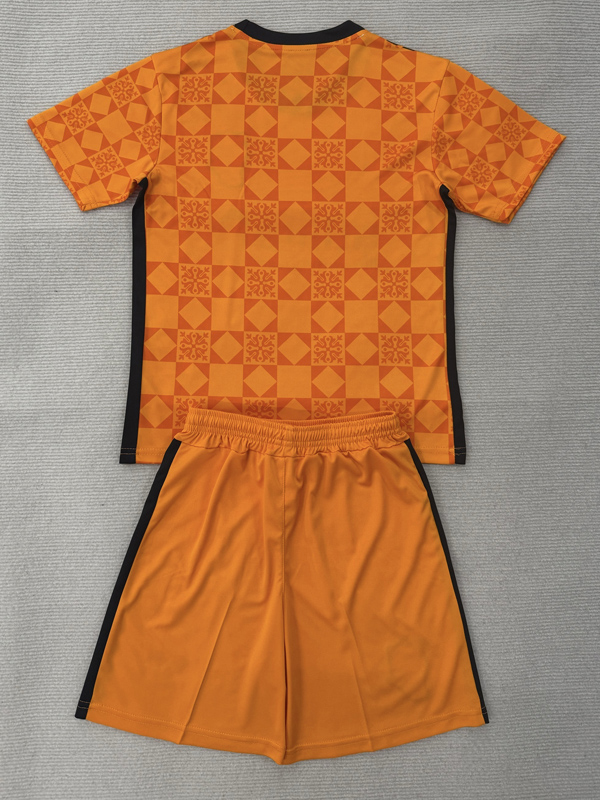 25-26 Sunderland Orange GoalKeeper Kids Soccer Jersey