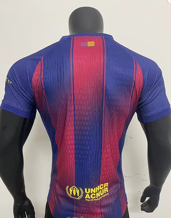 25-26 BAR Home Player Version Soccer Jersey