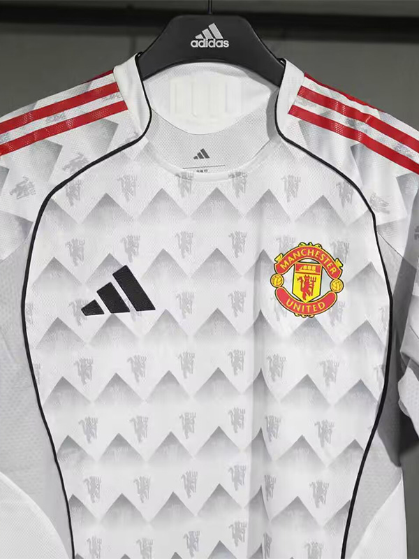 25-26 Man Utd Grey White Special Edition Player Version Training shirts