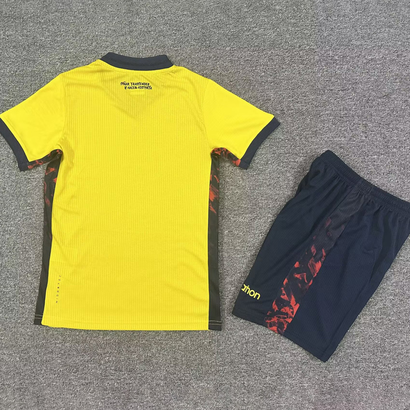 26-27 Ecuador Home Kids Soccer Jersey
