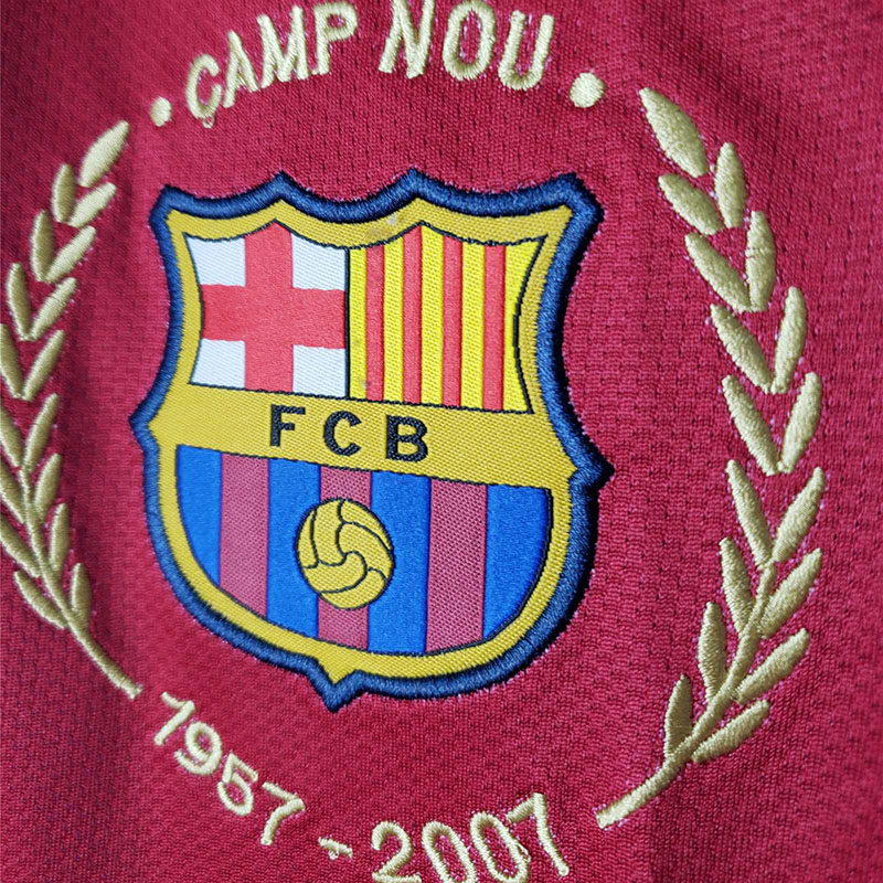 2007-2008 BAR Home Retrot Long Sleeve Soccer Je...