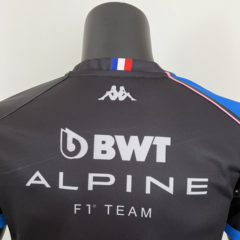 2023 F1 Formula One ALPINE Black Racing Suit(圆领)