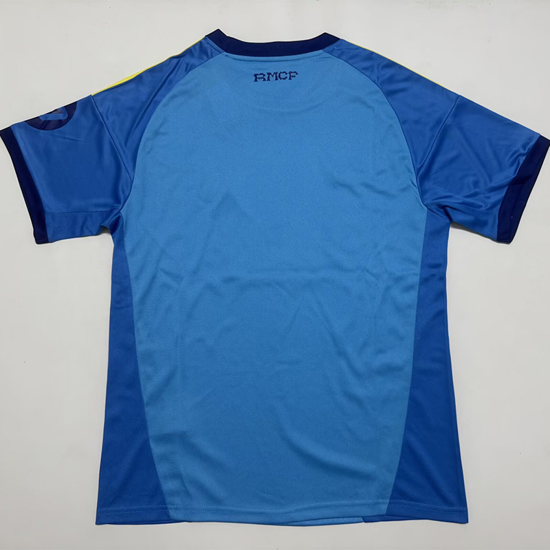 26-27 RMA Blue Goalkeeper Fans Soccer Jersey