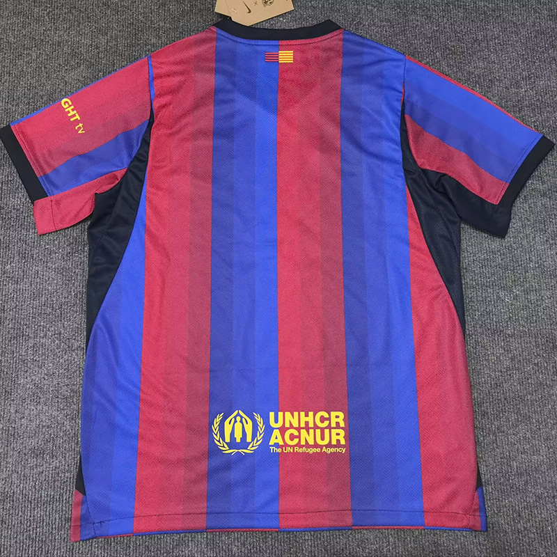 26-27 BAR Red Blue Special Edition Fans Soccer Jersey