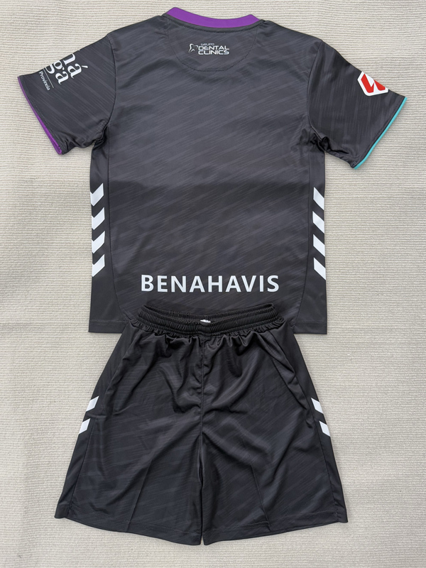 25-26 Malaga Away Kids Soccer Jersey