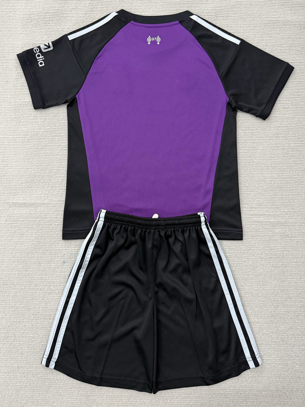 26-27 LIV Purple Goalkeeper Kids Soccer Jersey