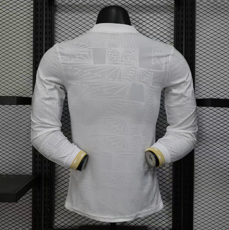 25-26 Mexico Gold Cup White Long Sleeve Player Version Soccer Jersey (长袖球员)