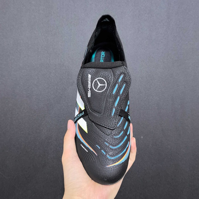 PREDATOR 25 ELITE TF BOOTS Soccer Shoes-Black/White