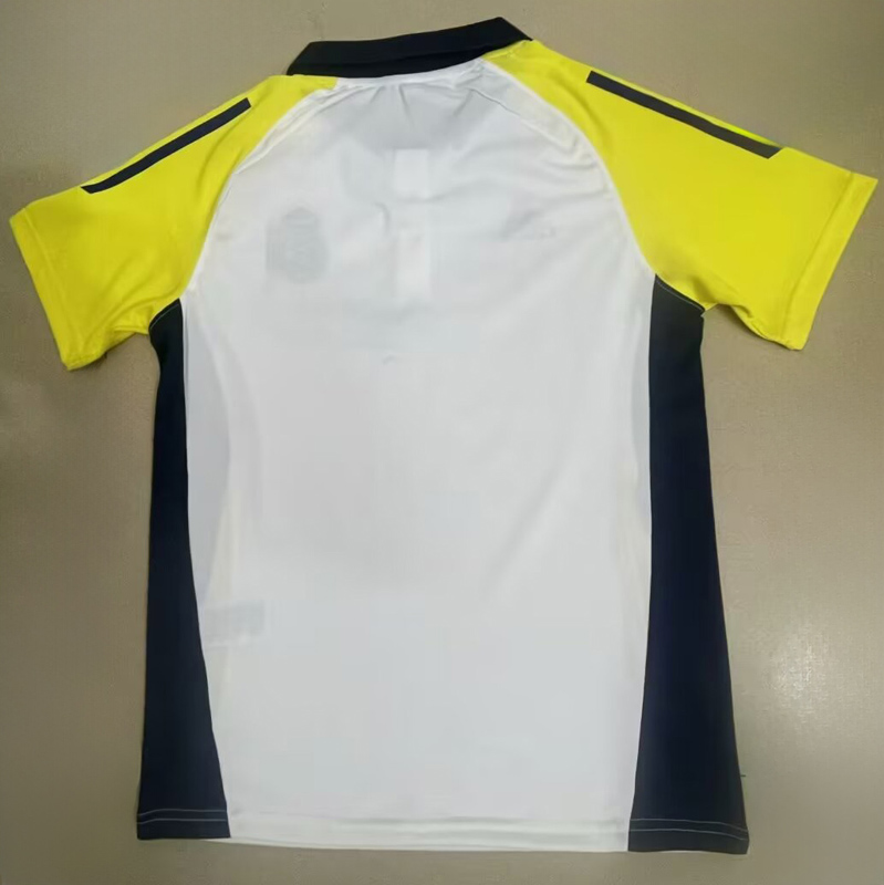 24-25 RMA White Polo Short Sleeve (黄袖)