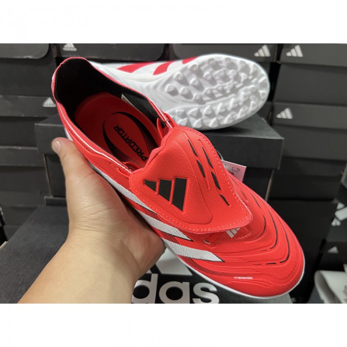 PREDATOR LEAGUE FT TURF Soccer Shoes-Red/White