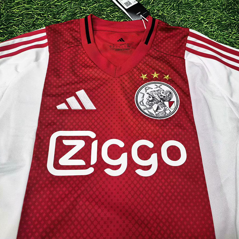 25-26  Ajax Home  Version Soccer Jersey