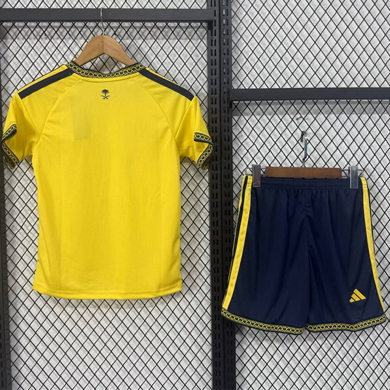 26-27 AL-Nassr Home Kids Soccer Jersey
