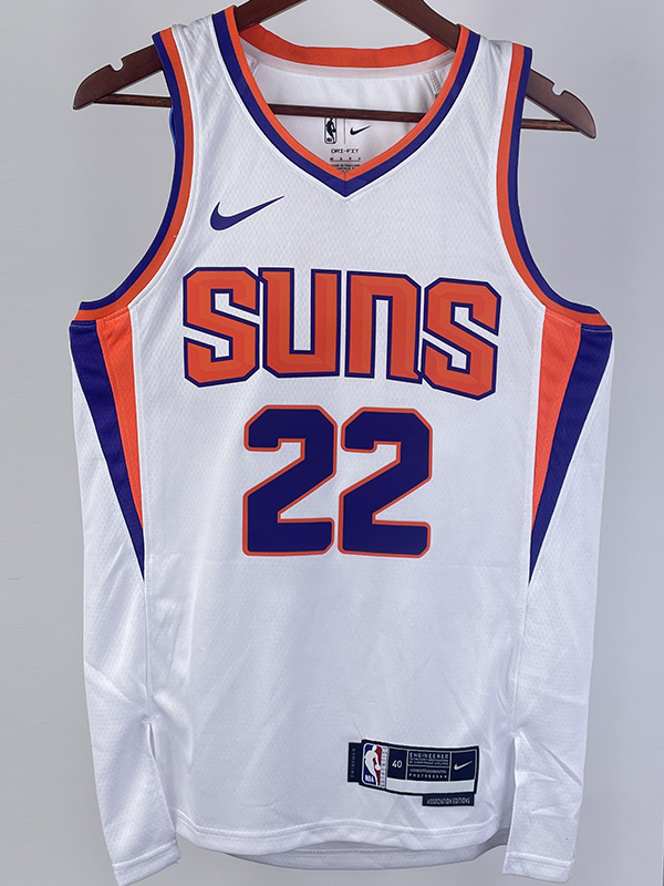 22-23 SUNS AYTON #22 White Top Quality Hot Pres...