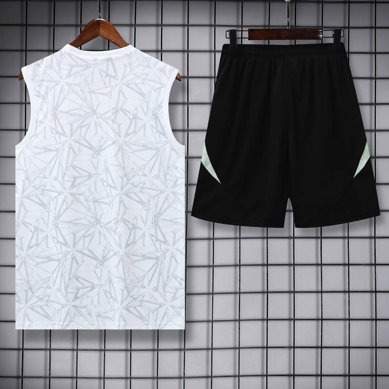 25-26 RMA White Tank top and shorts suit