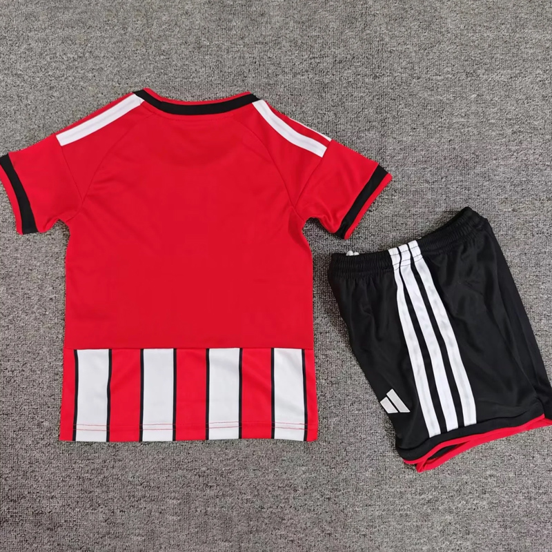 26-27 Sheffield United Home Kids Soccer Jersey