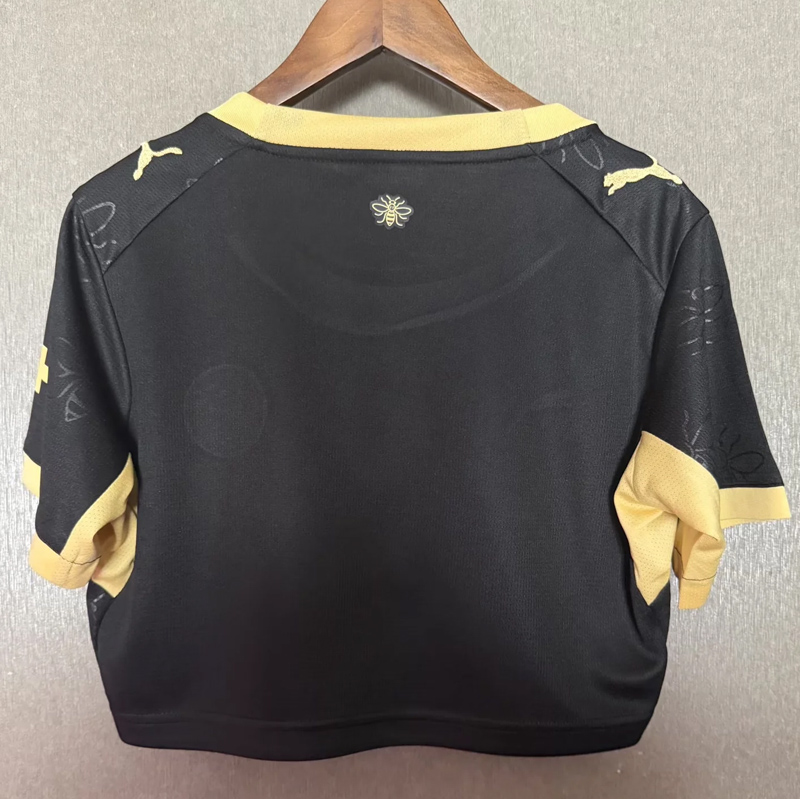 26-27 Man City Away Women Cheerleader Shirt (女啦啦短袖)