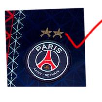 25-26 PSG Home Print 2 Star Champions of Europe 26 Player Version Soccer Jersey